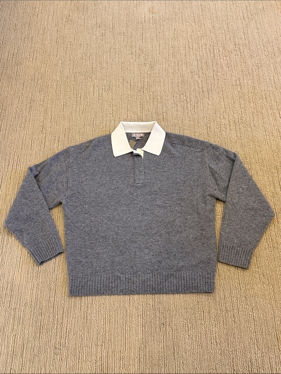 J. Crew Sweaters - J. Crew Relaxed Sweater-Polo in Vintage Wool
